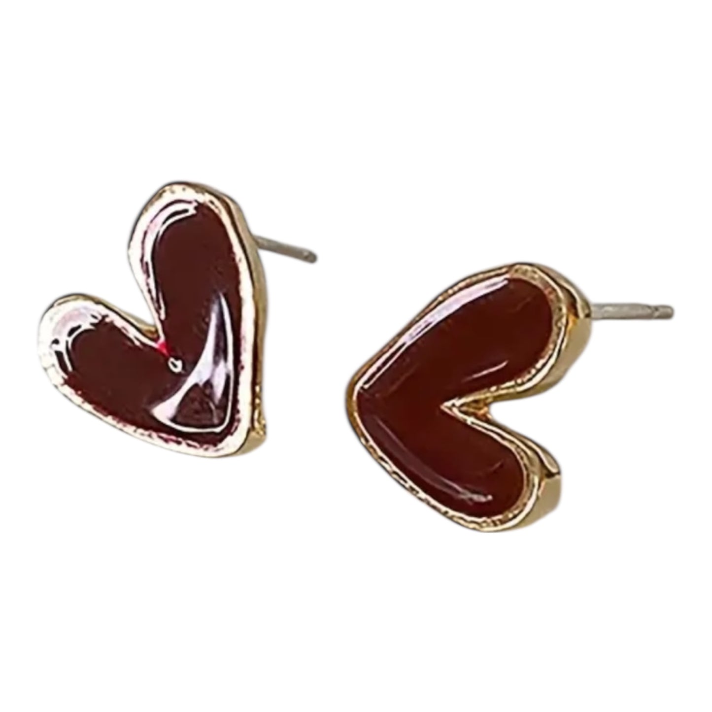 Classic Heart Stud Earrings