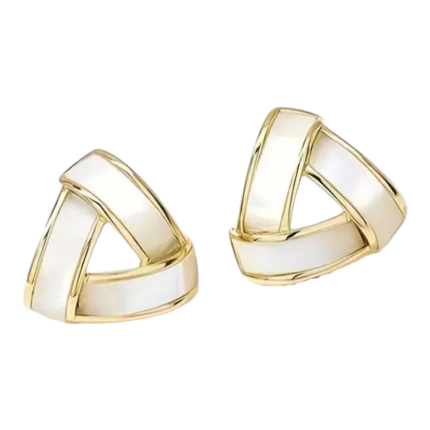 White Tassel Earrings