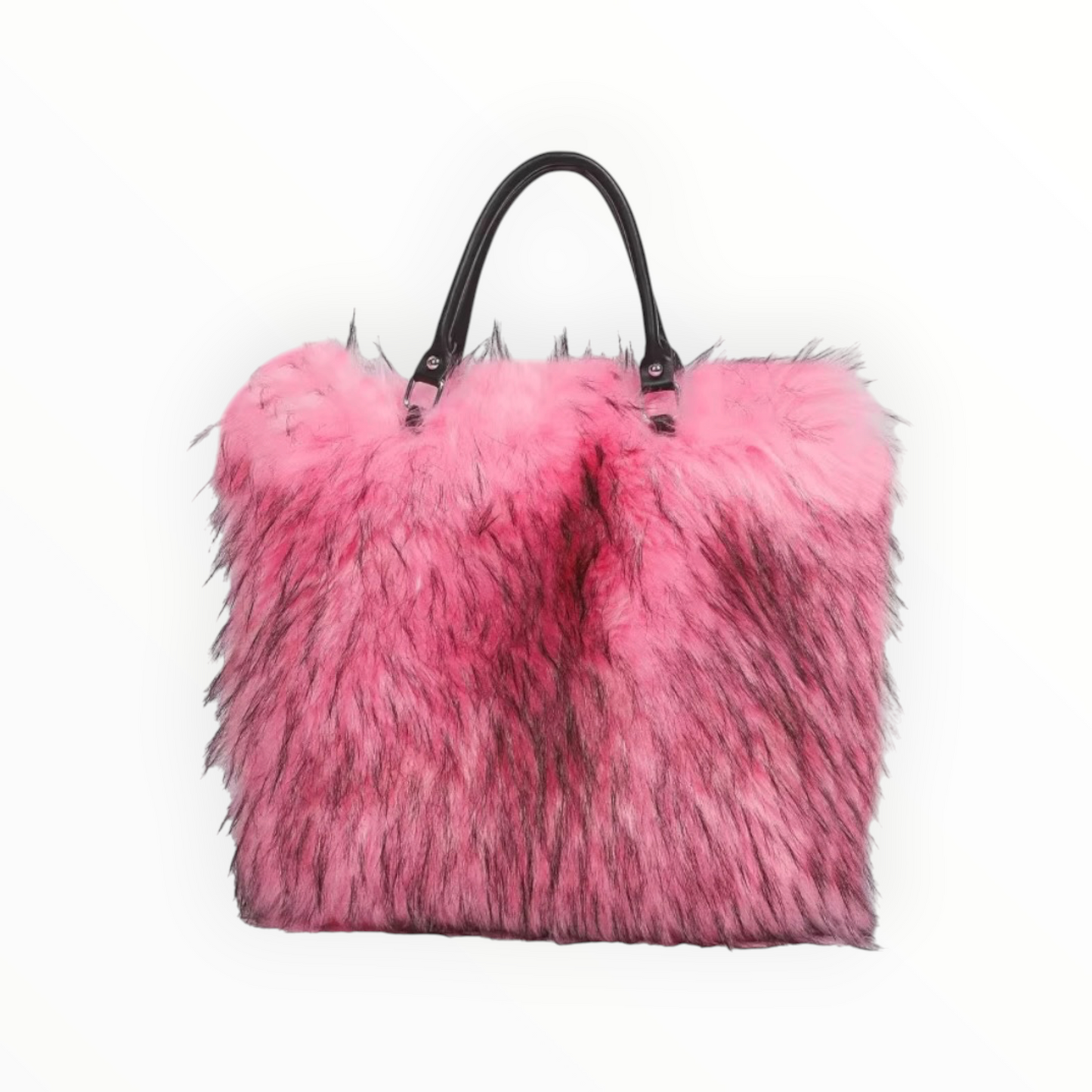 Ultra-Soft Faux Fur Plush Handbag