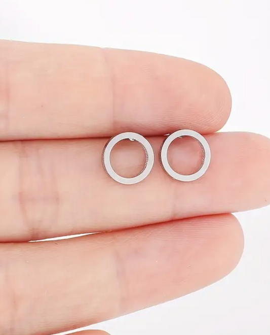 Stainless Steel Hoop Earrings