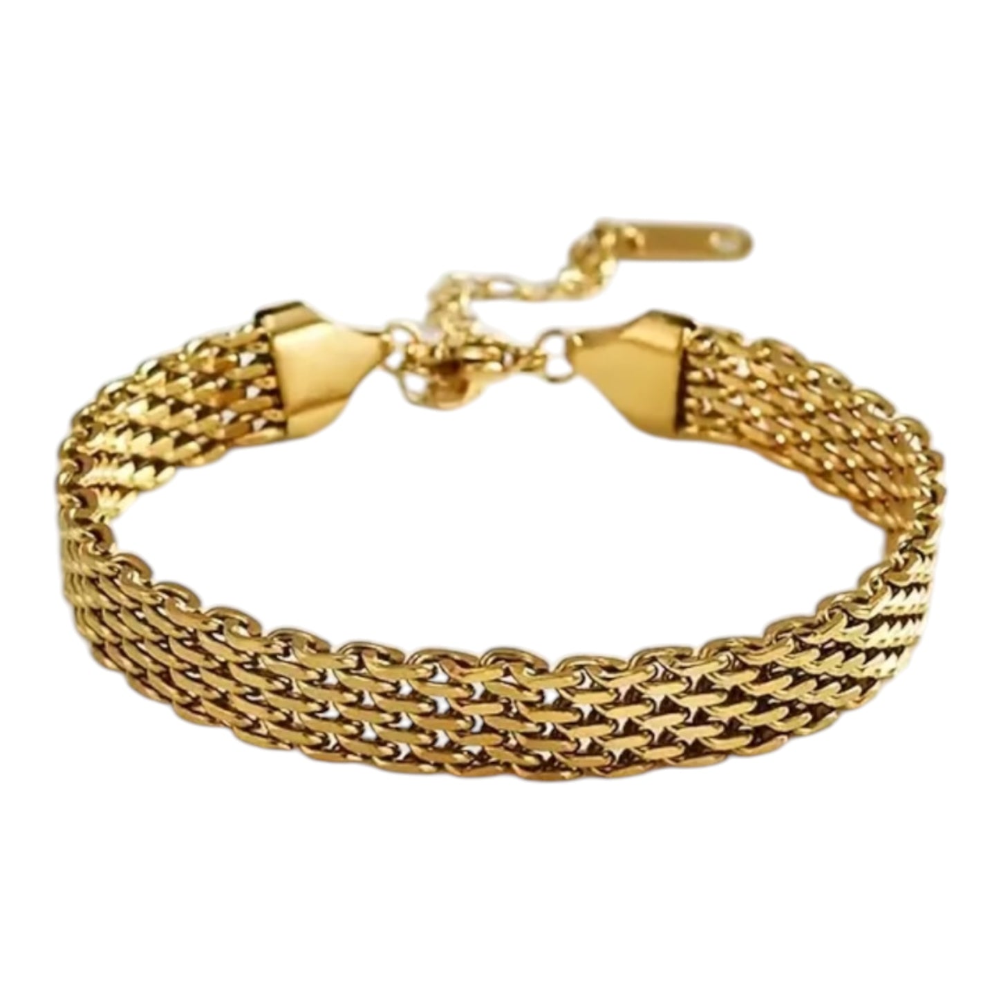 18K Gold-Plated Braided Bracelet