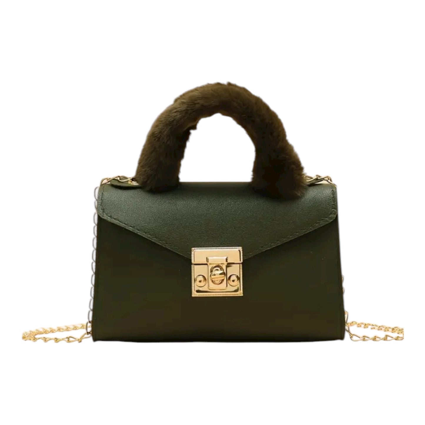 Soft Plush Fur Handbag