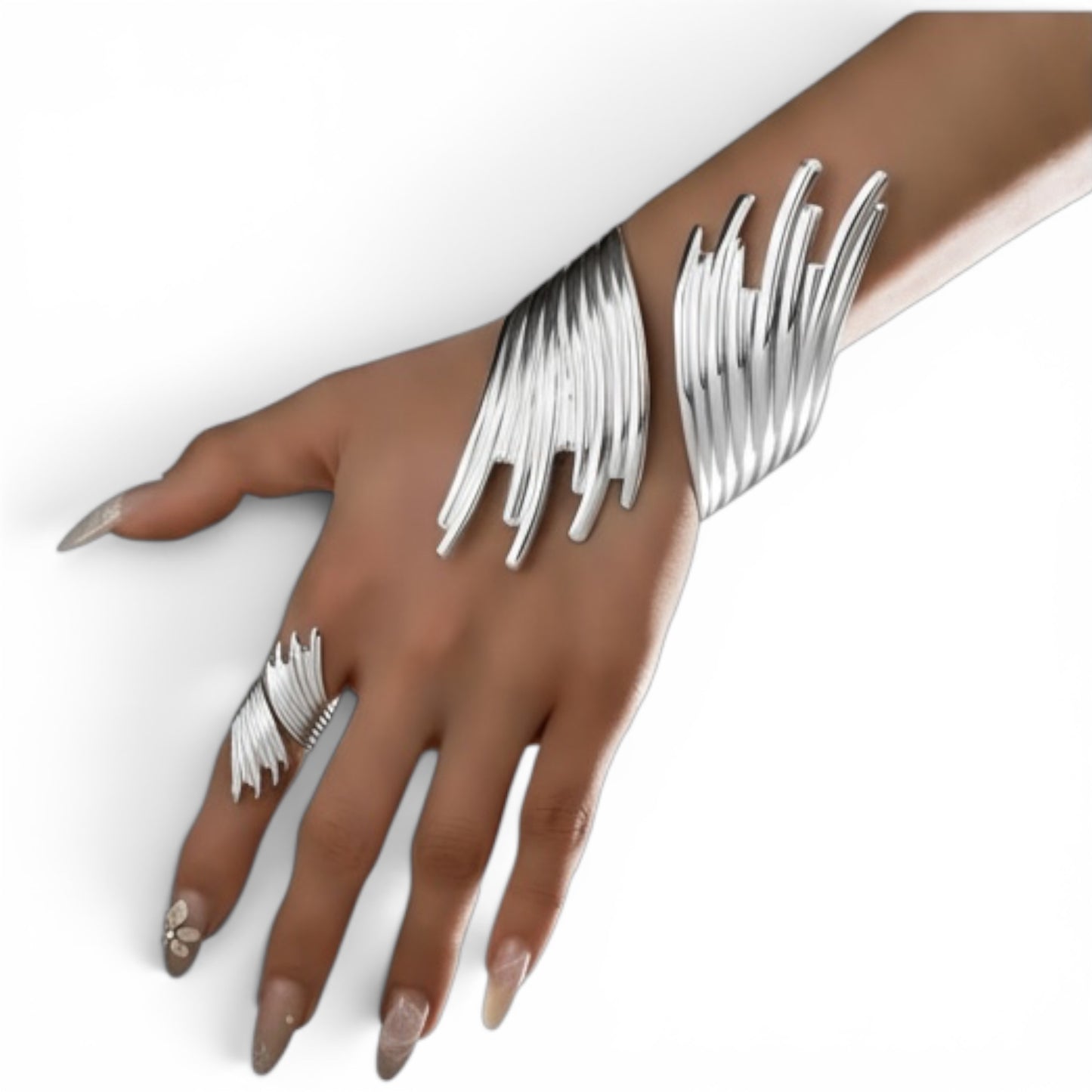 European-Inspired Luxury Bracelet & Ring Set