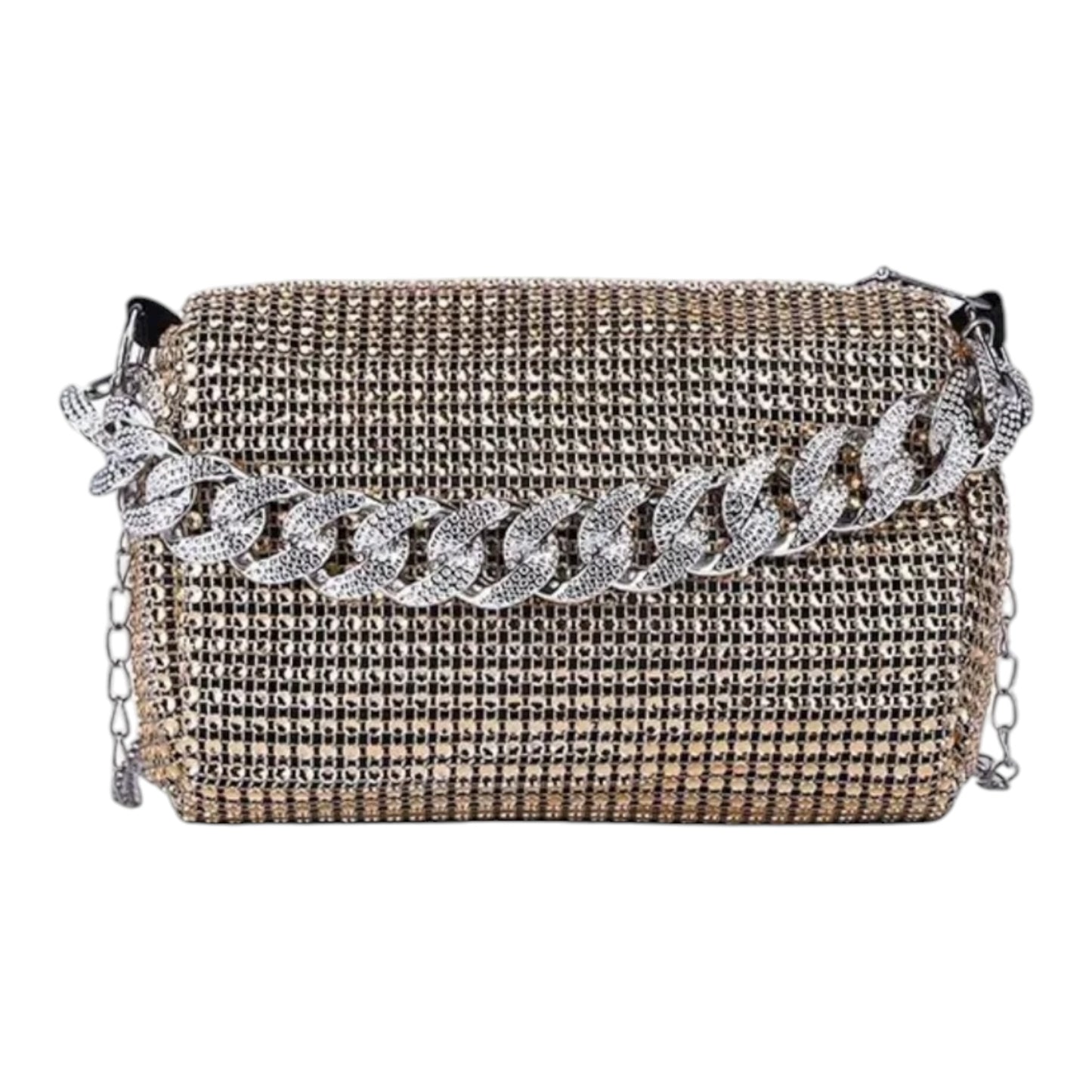 Sparkling Rhinestone Crossbody Mini Bag