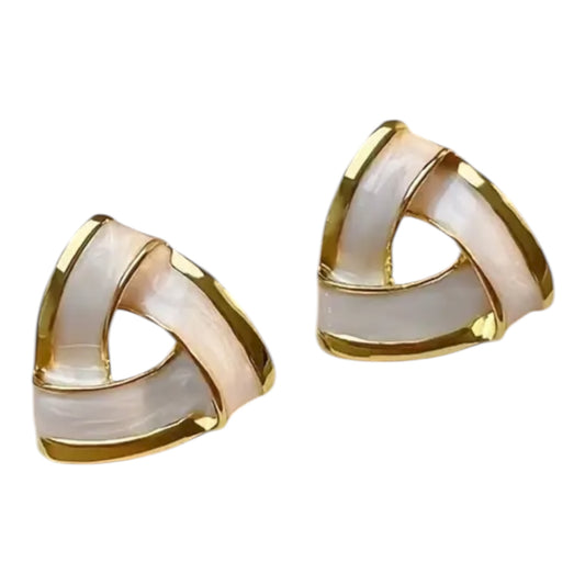 White Tassel Earrings