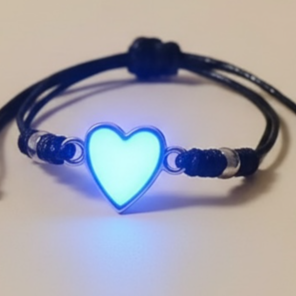 Luminous Heart Charm Bracelets
