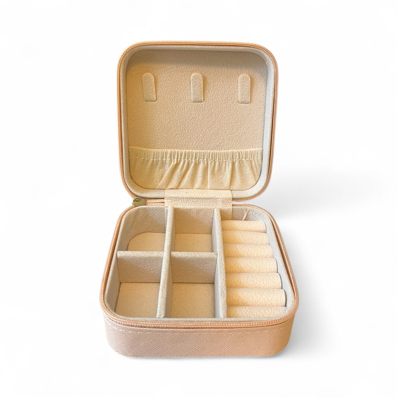 Glam Leather Jewelry Box with Organizer