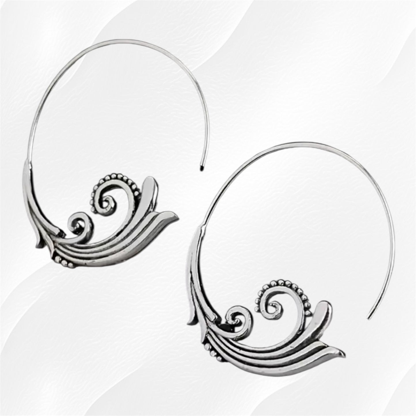 Vintage Geometric Drop Earrings