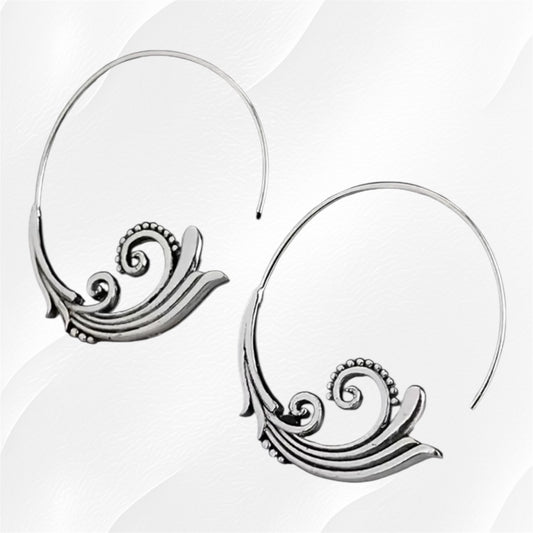Vintage Geometric Drop Earrings