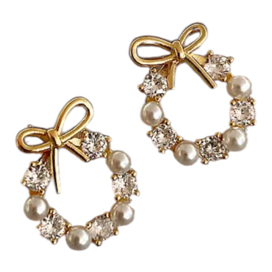 Bow Wreath Earrings