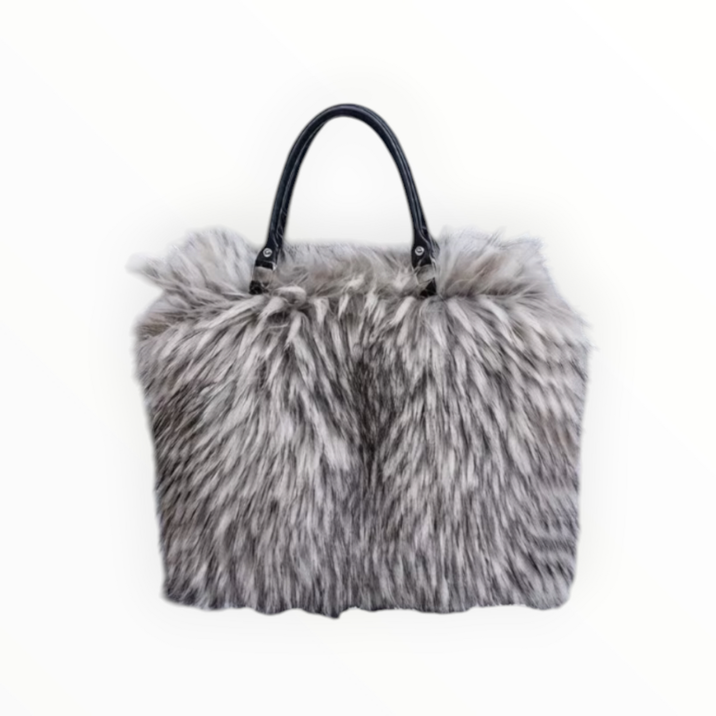 Ultra-Soft Faux Fur Plush Handbag