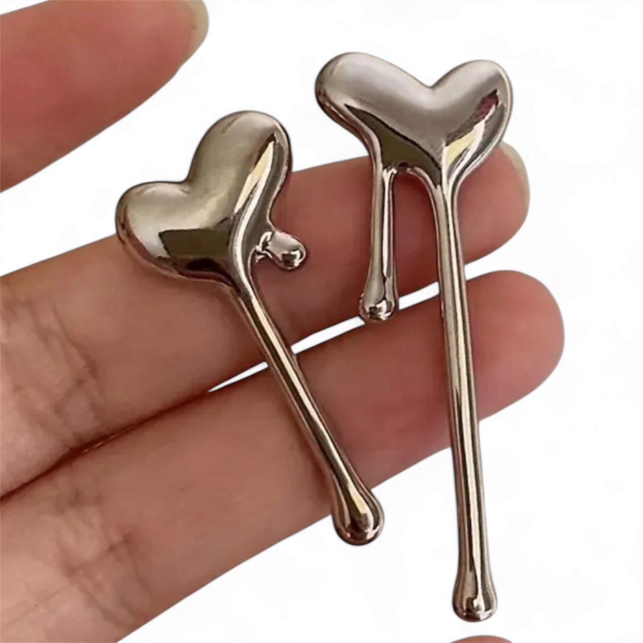 Elegant Melting Heart Earrings