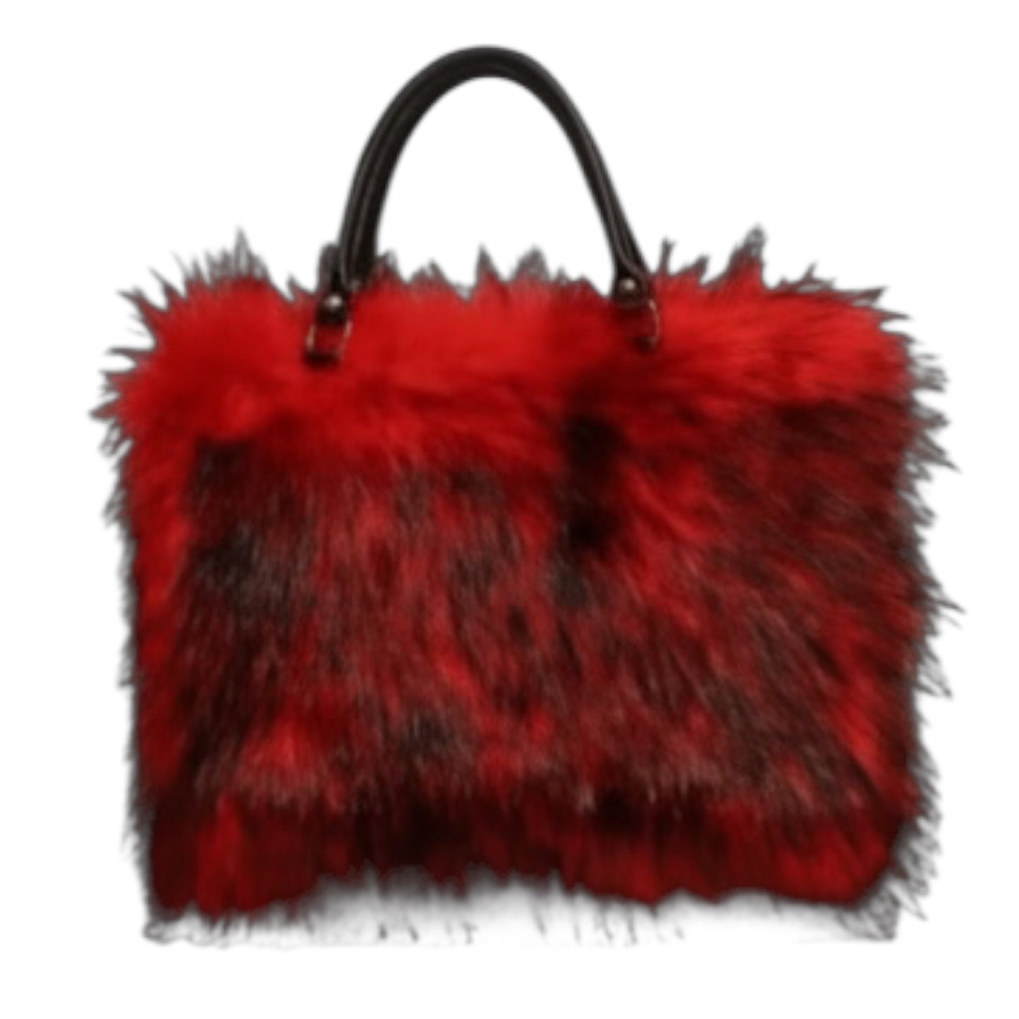 Ultra-Soft Faux Fur Plush Handbag