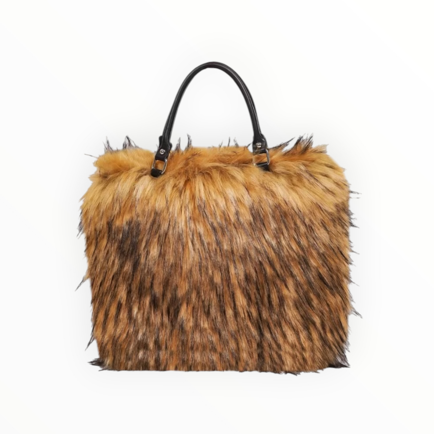 Ultra-Soft Faux Fur Plush Handbag