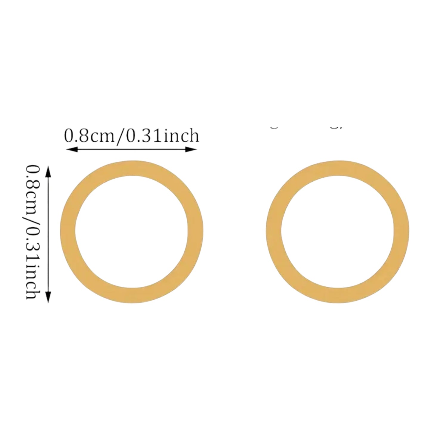 Stainless Steel Hoop Earrings