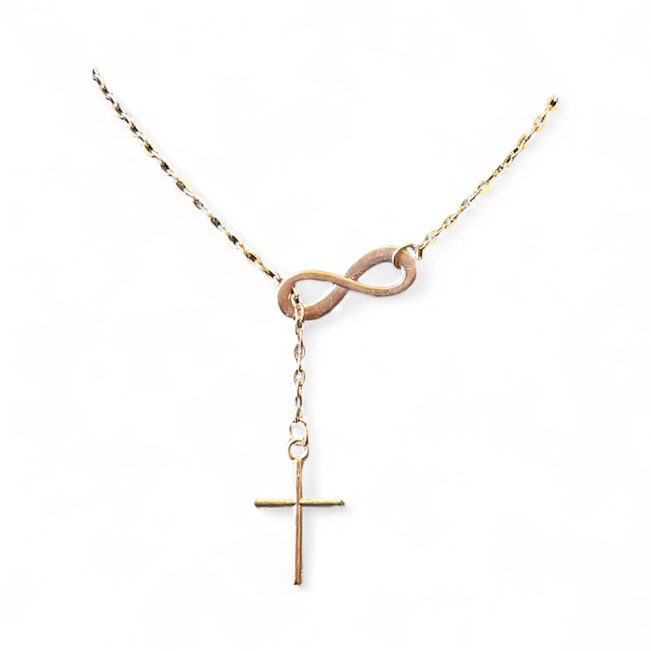 Sterling Silver Women’s Infinity Lucky 8 Pendant Necklace