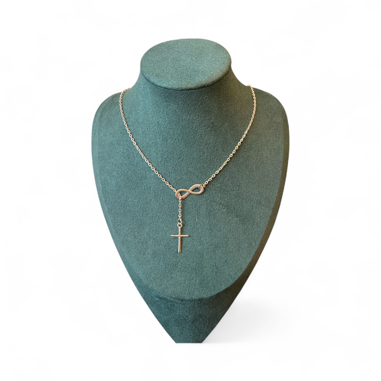 Sterling Silver Women’s Infinity Lucky 8 Pendant Necklace