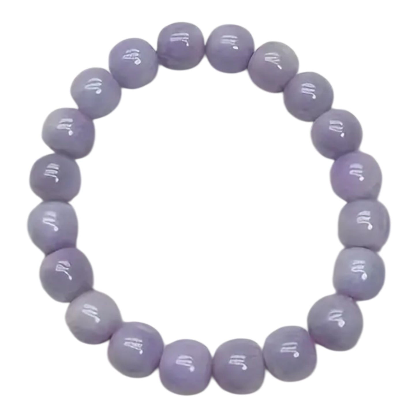 Opulent Glass Bead Elastic Bracelet