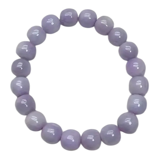 Opulent Glass Bead Elastic Bracelet